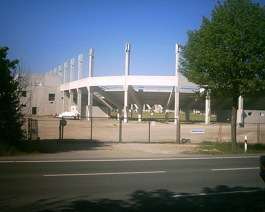 Unfinished soccer stadium Paderborn by timmijimmi