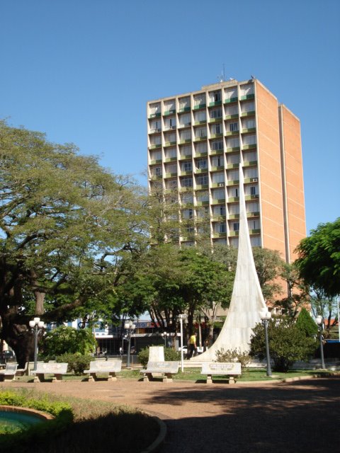 monumento centenário da Praça Barão de Araras - coração de Araras by LPSLPS