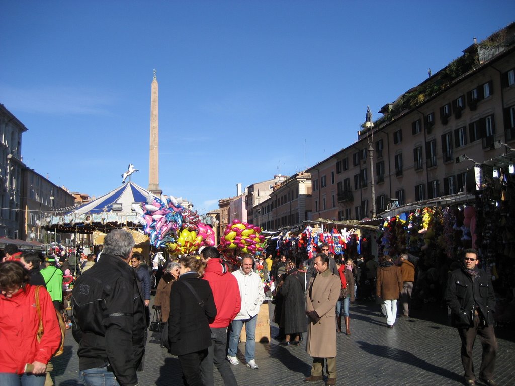 Christmas market in Piazza Navona by agrants