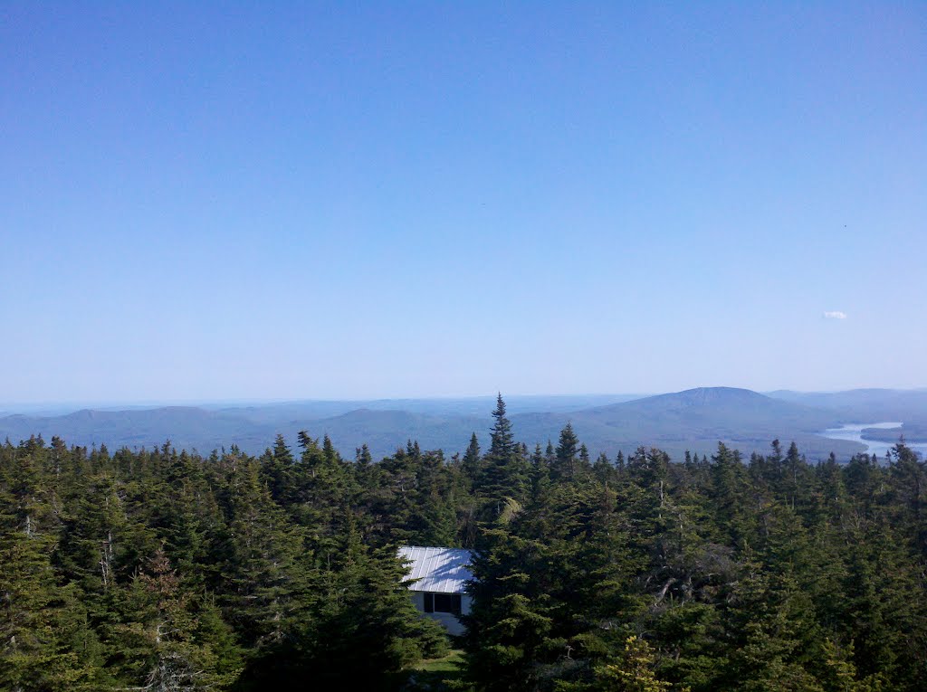 Mt. Snow and Somerset Reservoir from Stratton Summit Tower, May 19, 2012 by Arkie_in_CT