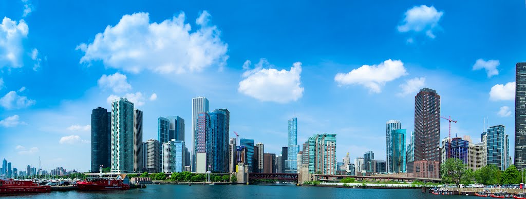 Chicago Skyline by MarkZou