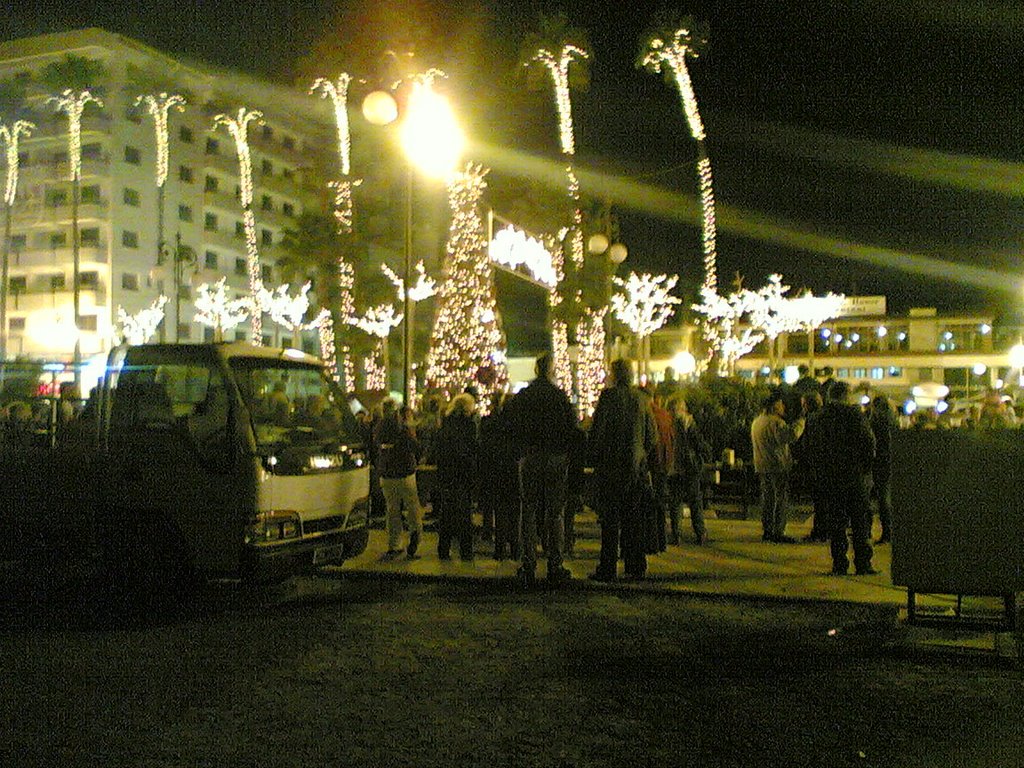 Larnaca Night Christmas by Saki_Kuwait