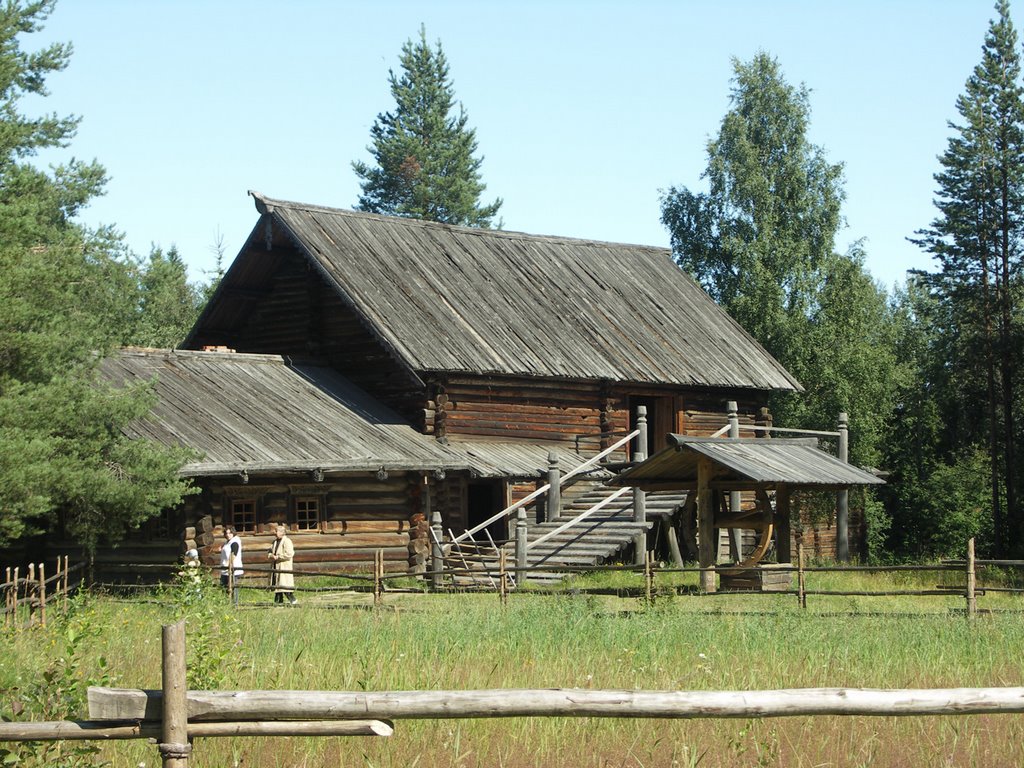 Old believers' farm, late 19th cent by Antushev Vladimir