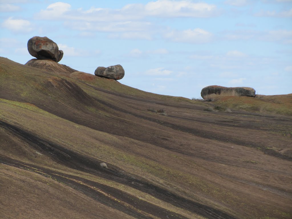 Strategically placed resting boulders - Dombashava (rock of the eland), outside Harare by John A Forbes