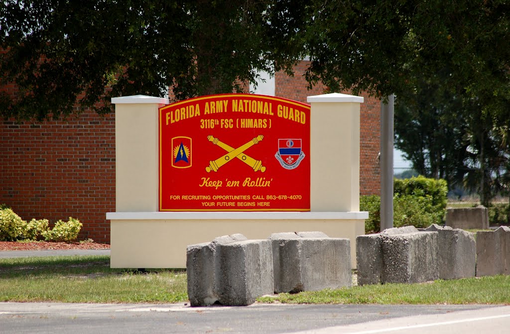 Sign - 3116th FSC (HIMARS), Florida Army National Guard, Lake Wales, FL by Scotch Canadian