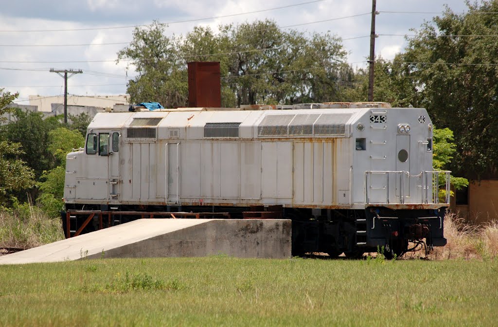 Railroad Passenger Car Numbering Bureau, Inc. (RPCX) EMD F40PH No. 343 at Lake Wales, FL by Scotch Canadian