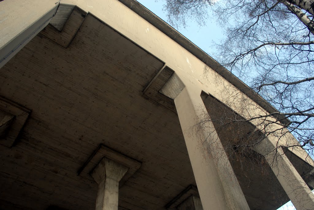 Old water aqueduct or tower in Norra Djurgården by Amanda Wood