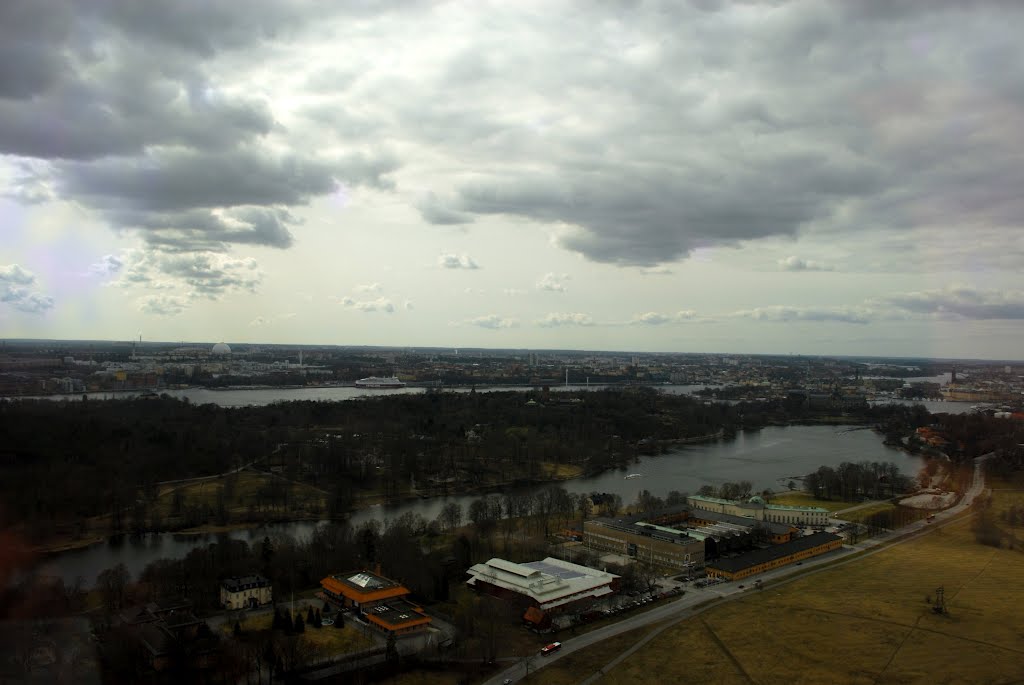 Södermalm, Stockholm from Kaknas Television Tower (Kaknästornet) by Amanda Wood