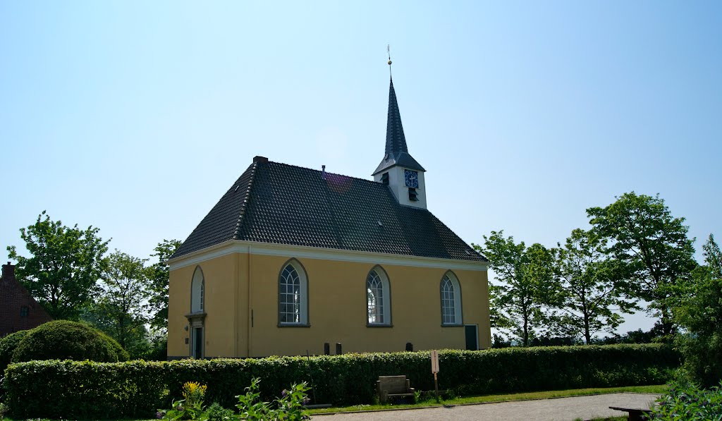 Stitswerd, NH St. Georgiuskerk 1225 verbouwd 1850 by Jan Lalkens