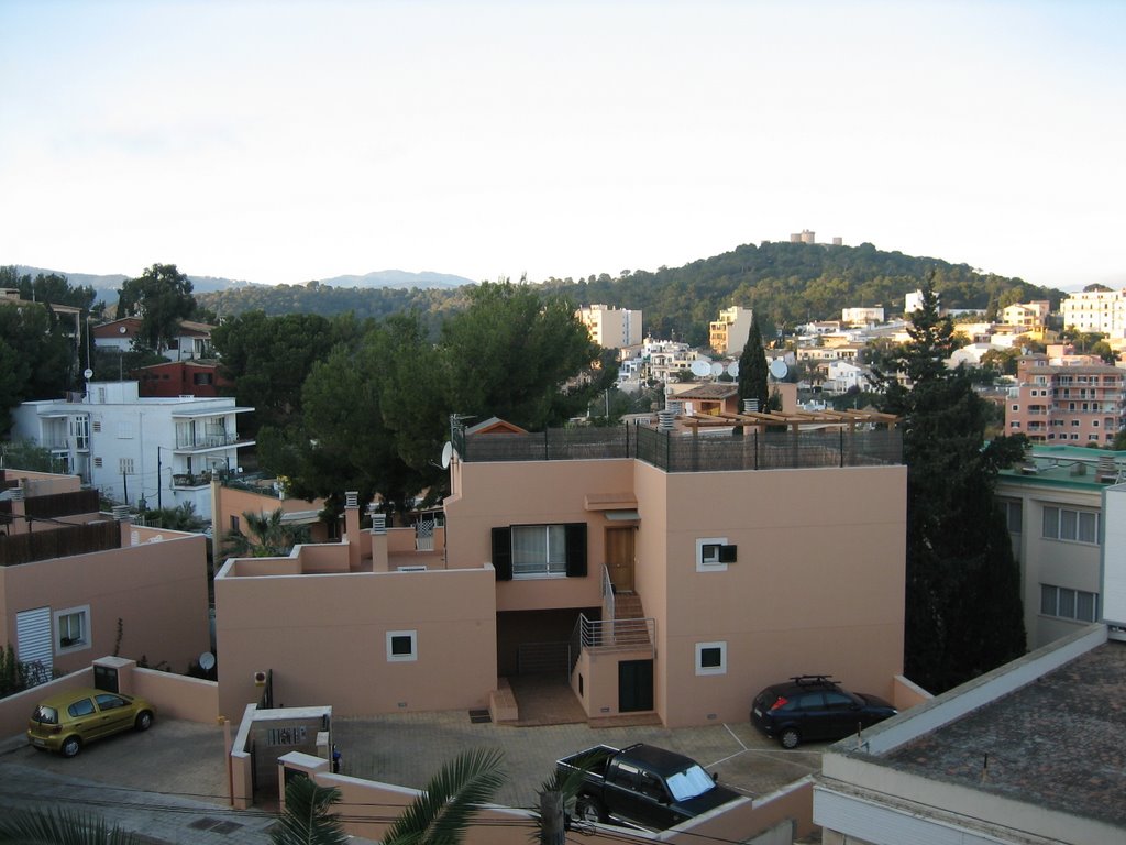 View from Hesperia Ciutat de Mallorca to Castell de Bellver by DigiBiti