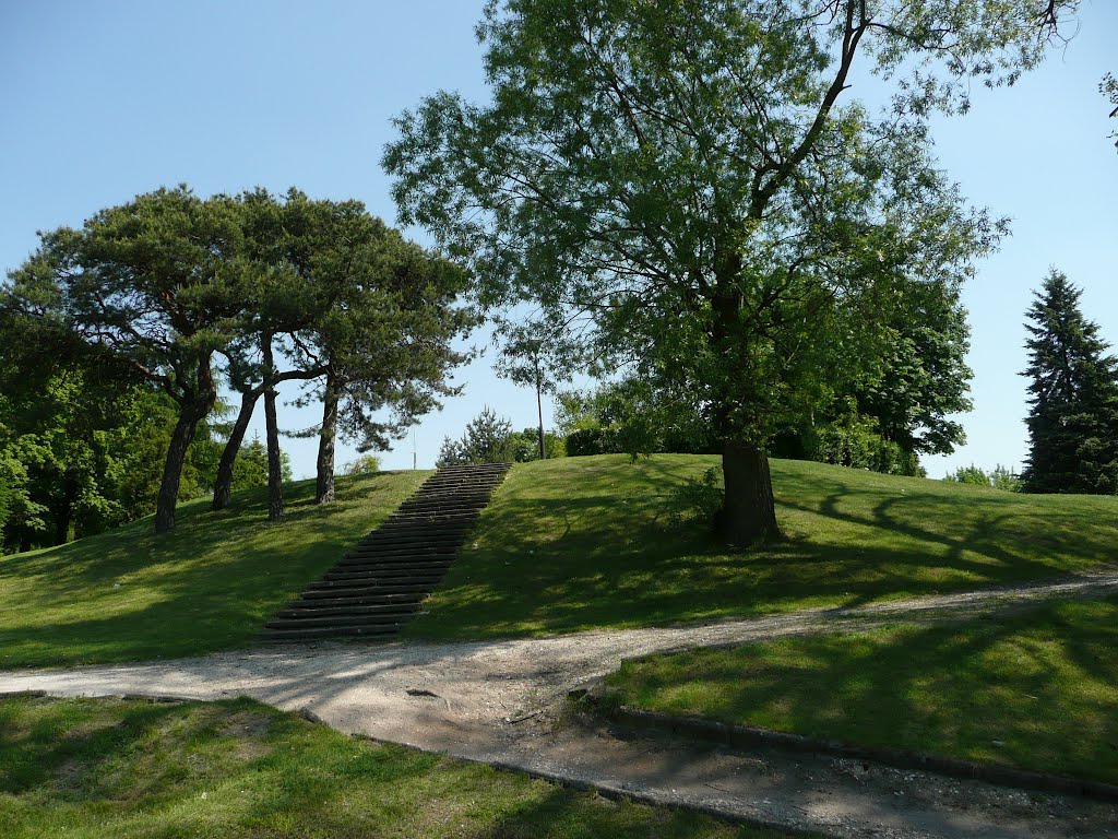 Wągrowiec - the place of the former Jewish cemetery / XIX / by GiselaJ