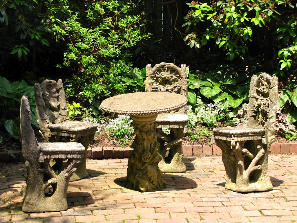 Ladew Victorian Garden Patio by Chris Sanfino