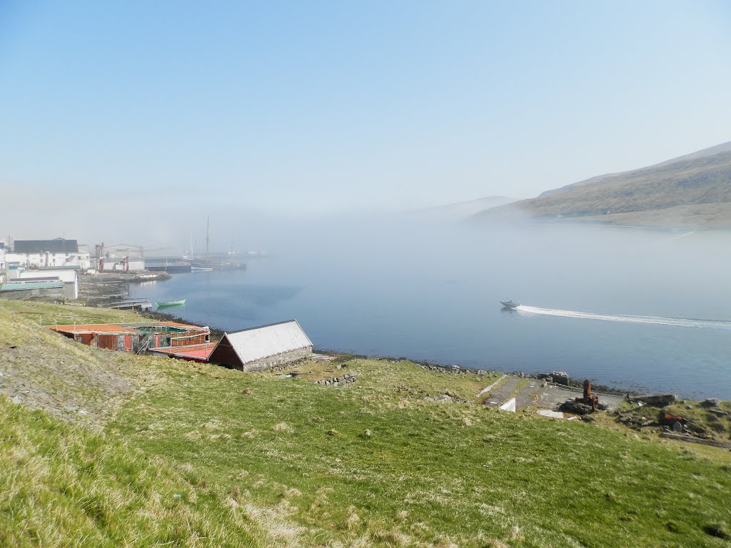 View towards East, Vágur, Faroe Islands by Eileen Sandá