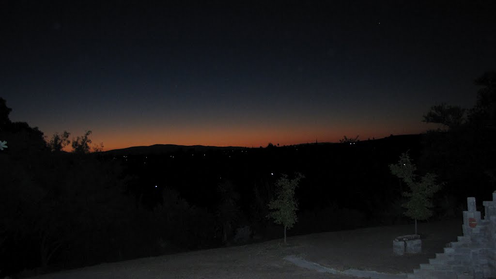 Sunset view from Karoo Soul Backpacker Oudtshoorn, South Africa by looser oswald