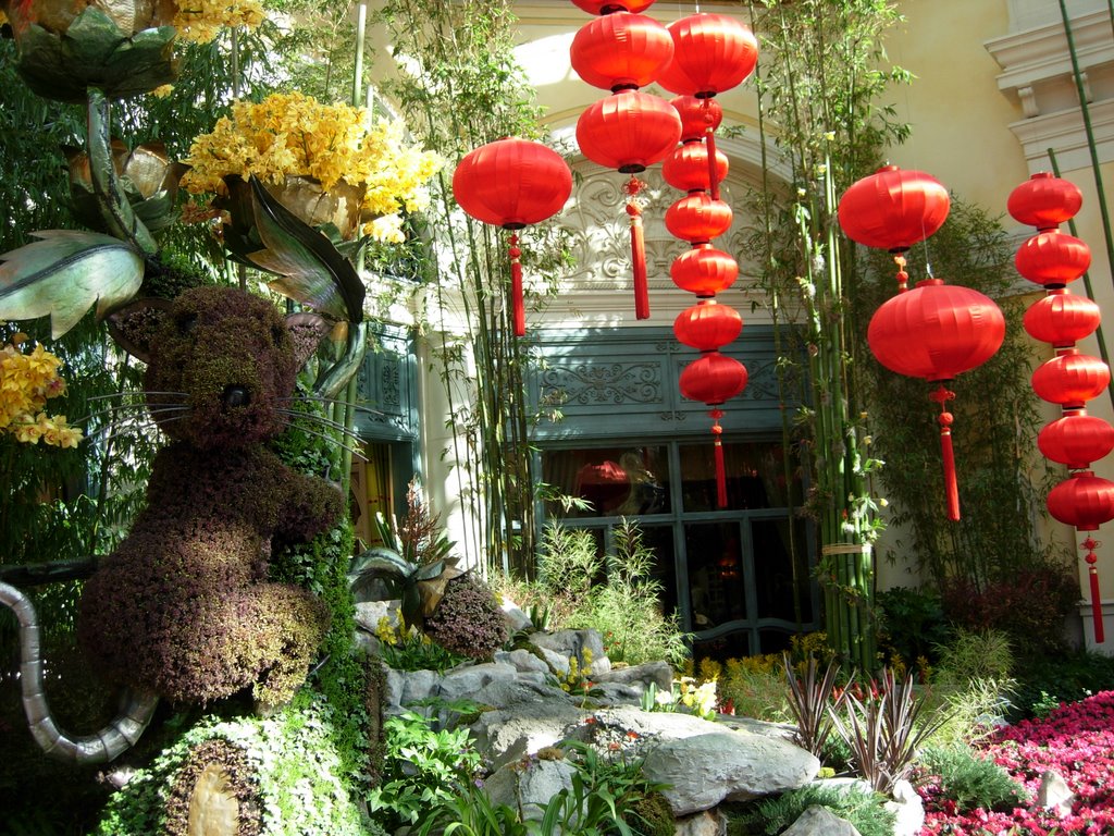 Bellagio Gardens--Year of the Rat by ryandenver