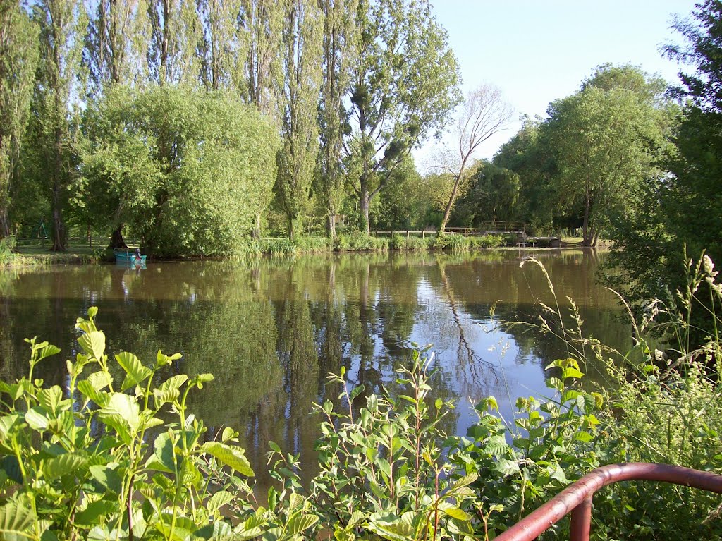 Vue du Loir - Vaas by D. Derlique