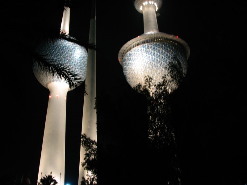 Kuwait Towers (Night) by Saki_Kuwait