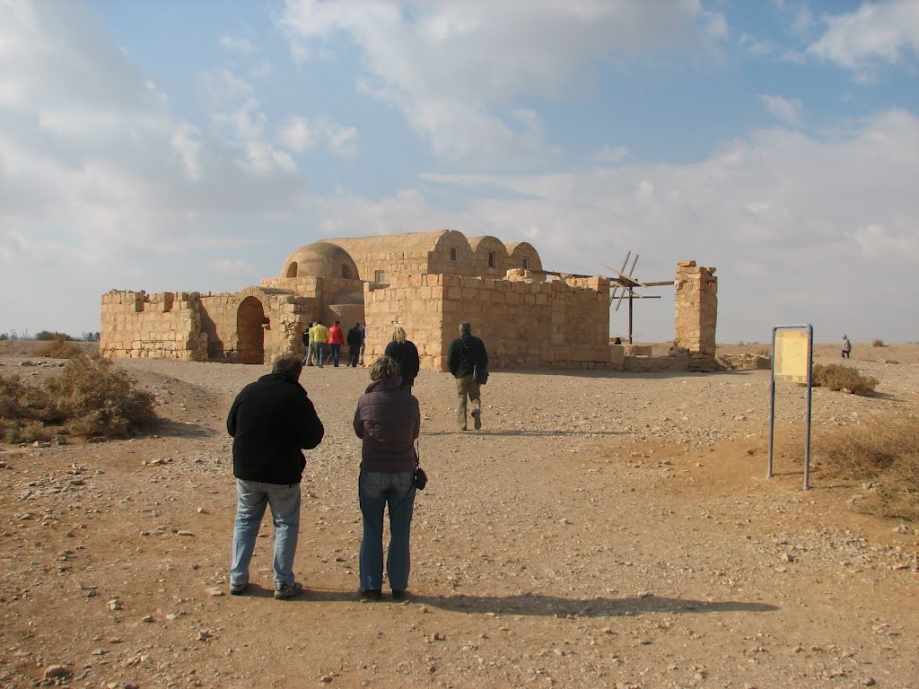 Qasr Amara, Desert Castle 3, Jordan by ‫יוסף אבן כסף‬‎