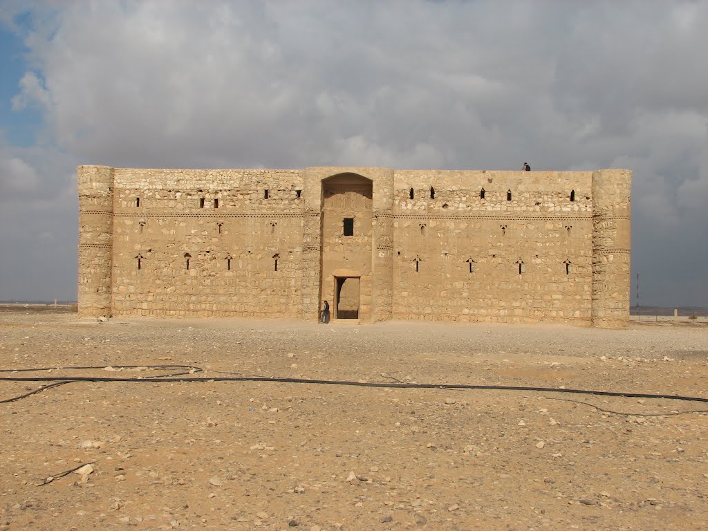 Qasr Harana, Desert Castle, Jordan by Kobi Zilberstein