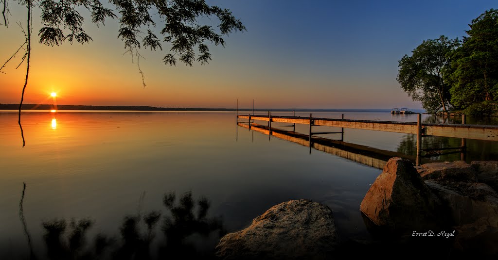 Cayuga Lake sunrise by Everet D. Regal