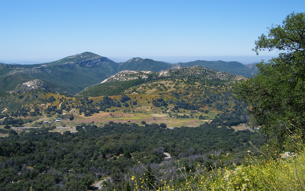 View from South Grade Road, San Diego County, California by © Tom Cooper