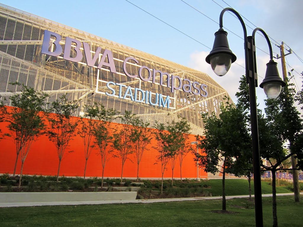 New Houston Dynamo open-air soccer venue - BBVA Compass Stadium - 2200 Texas Avenue Houston TX 77003 by Wolfgang Houston