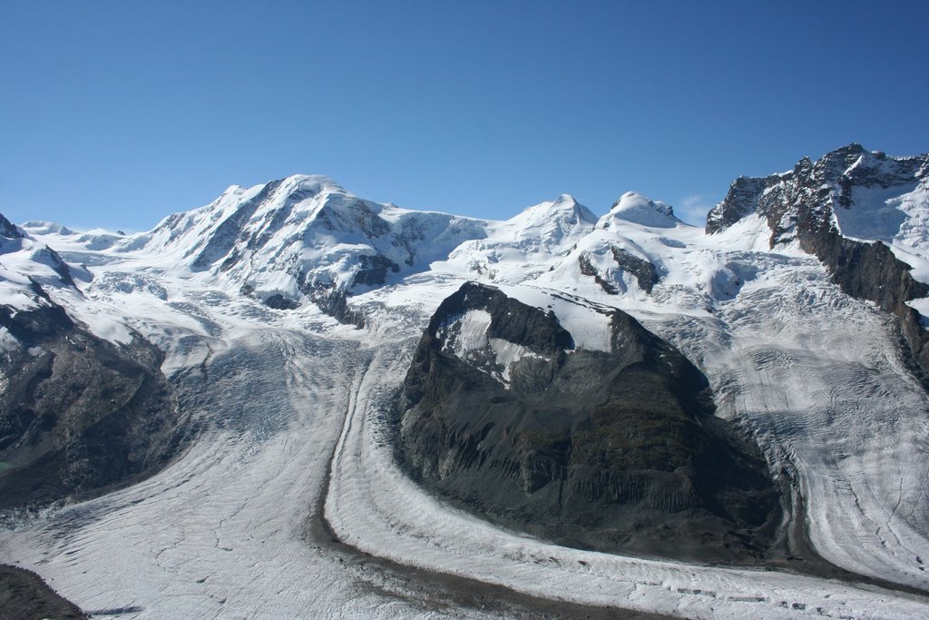 Gornergrat glaciers by Deborah Cordwell