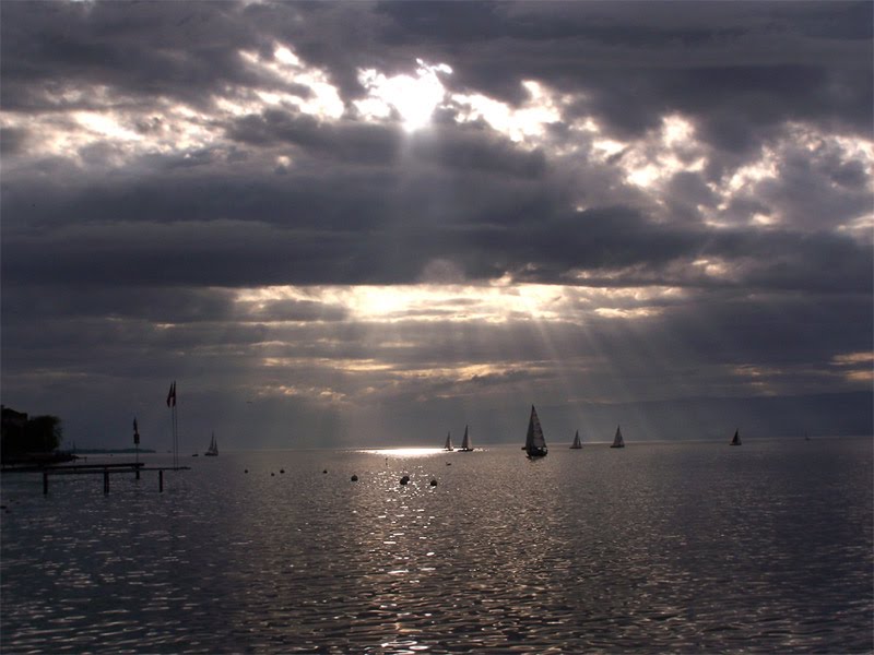 Abendstimmung am Lac Leman 2012-05-18 19:19 by railmike