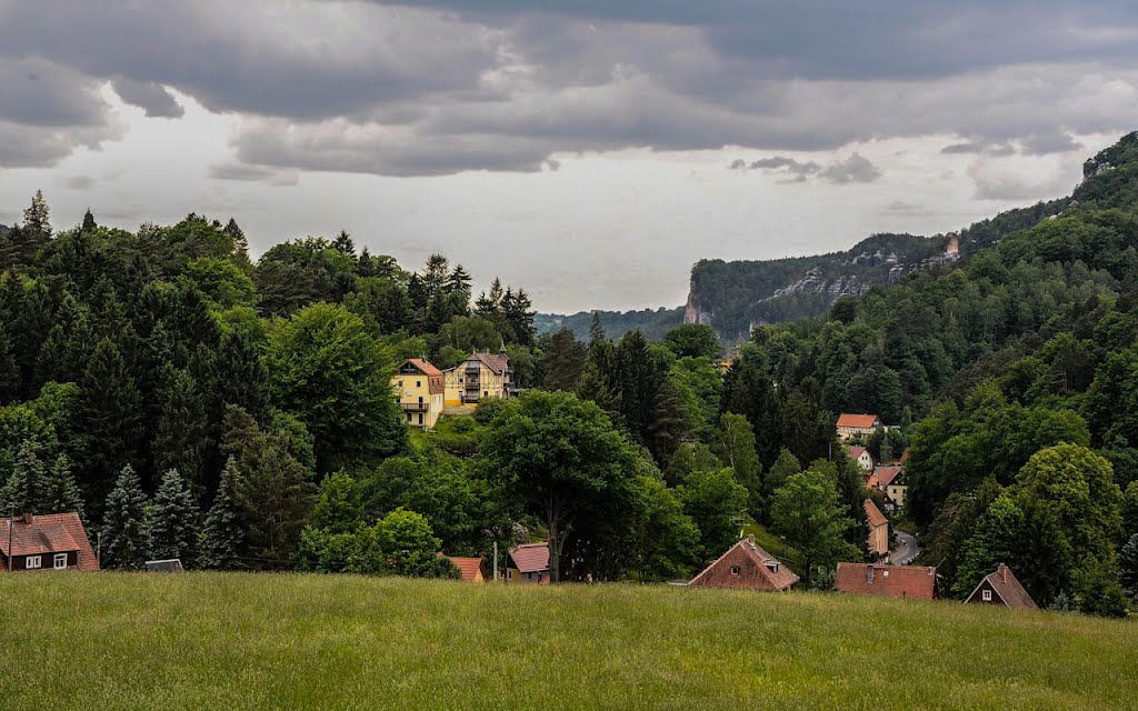 Rathen nad Łabą_ Elbsandsteingebirge by Małgorzata Kasiewicz