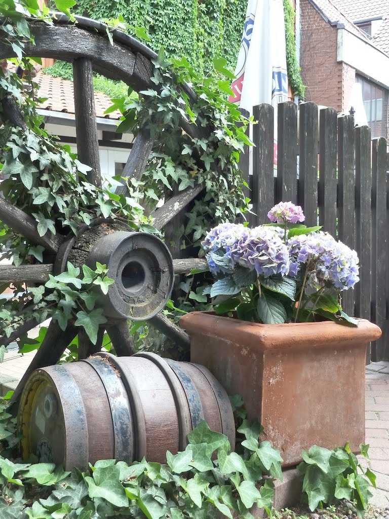 Germany, Wolfenbüttel, Biergarten by aurorajolanda - NO VIEW!