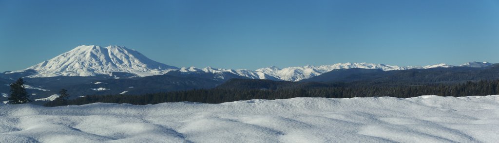 Panaramic of Mt. St. Helens and Windy Ridge by SteenJensen