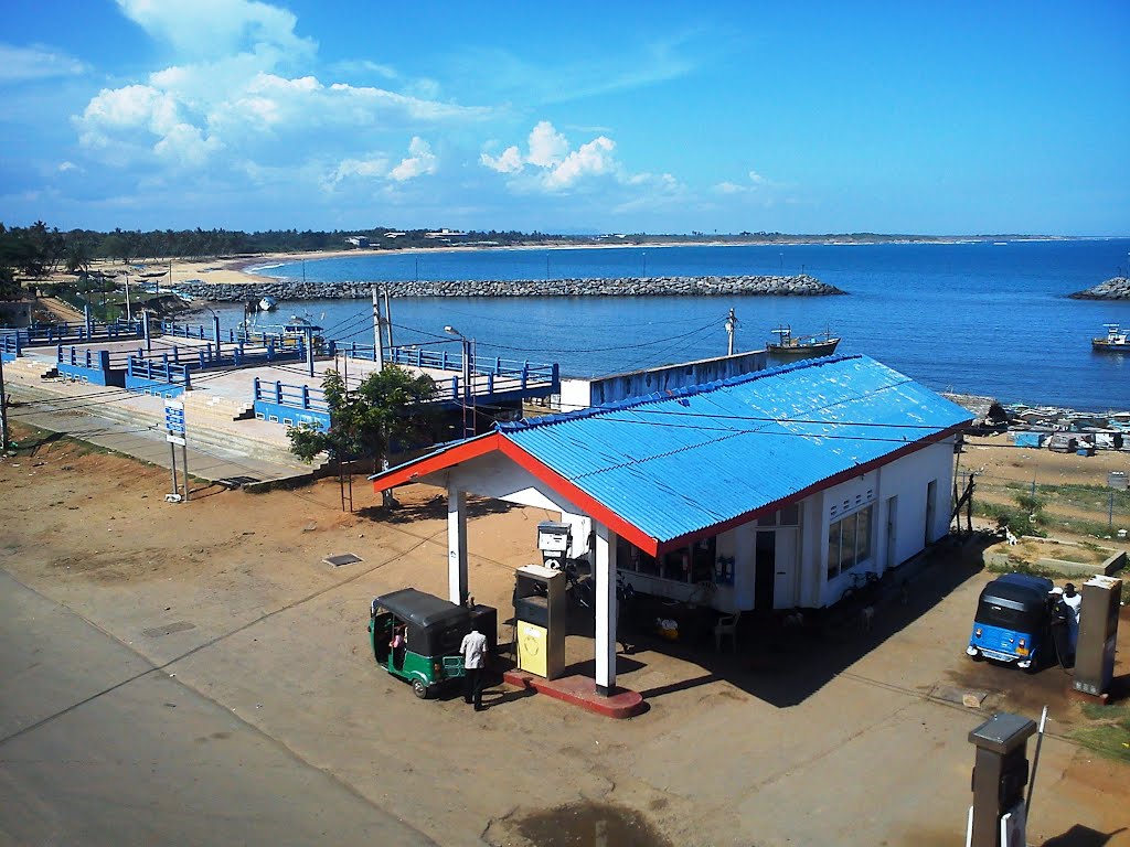 Hambanthota Fishery Harbour by Jagath Abesekara