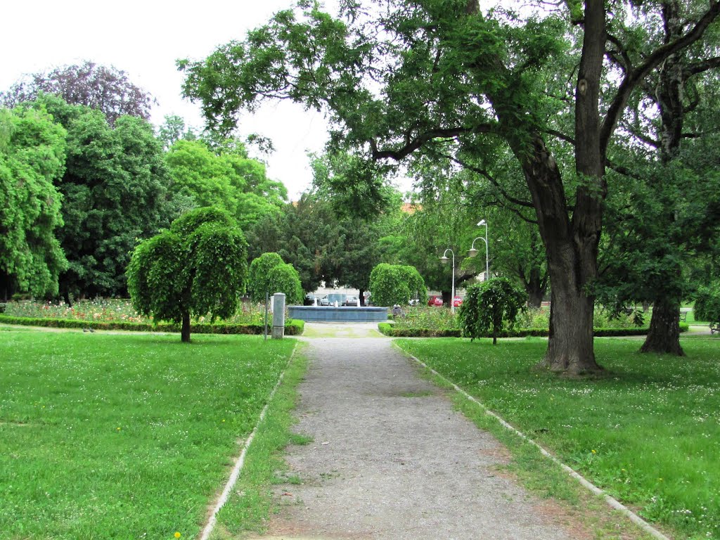 Osijek - View of the park. by Newman1947