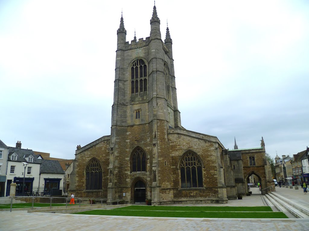 Peterborough parish church, st. john the baptist, cathedral square, peterborough, cambs. may 2012. by Michael & Grace.