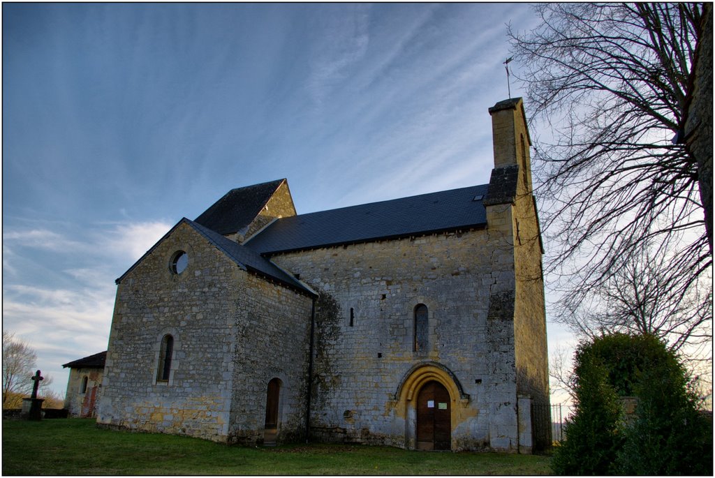 SIMEYROLS [24] - Église romane Saint-Côme et Saint-Damien (janvier 2008) by Michel Chanaud