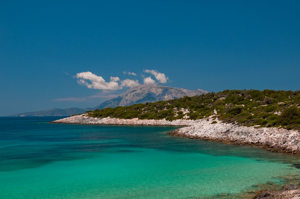 Samiopoula Blue Lagoon by Roland Lüthi