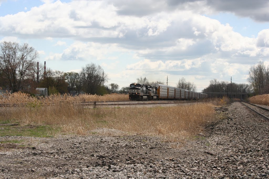 NS Train Geting Closer Trenton MI by GTW1226