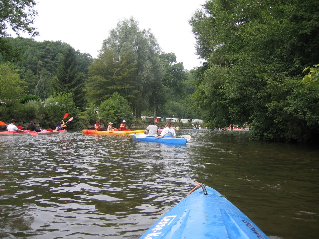 Kayak in Dinant كاياك در دينانت by Reza1001