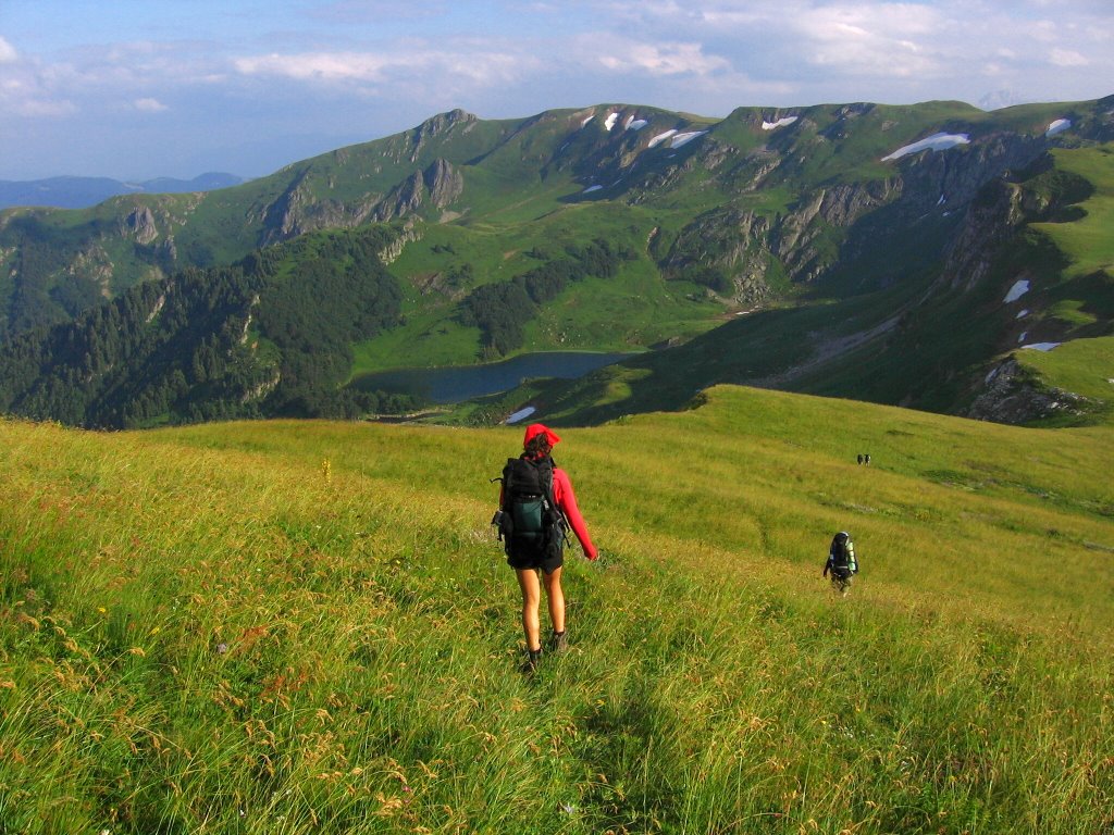 Bjelasica - view to lake Pešica by Setna