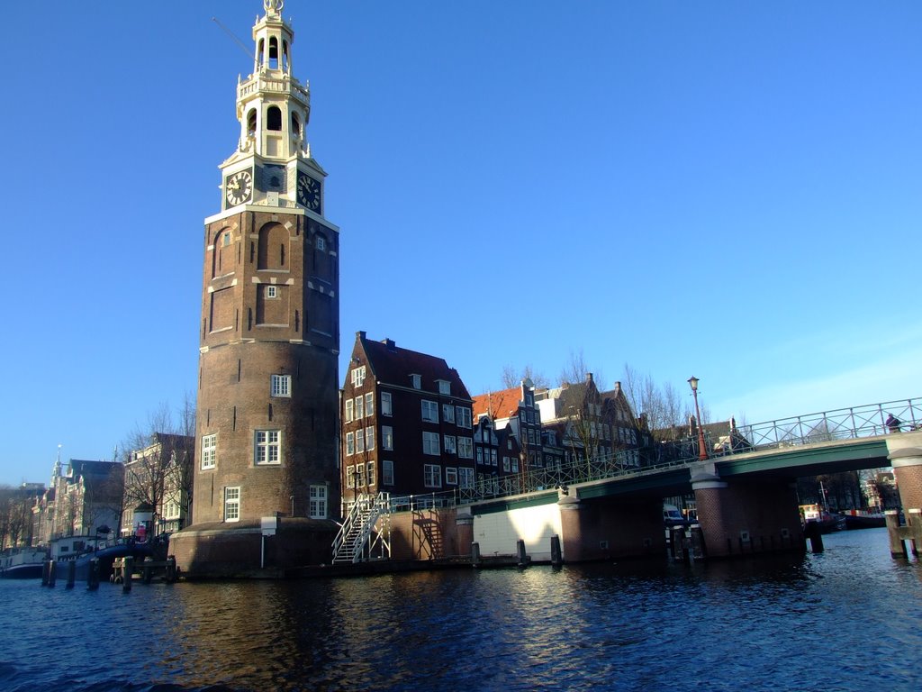 Montelbaanstoren Clock Tower by Chouden Boy