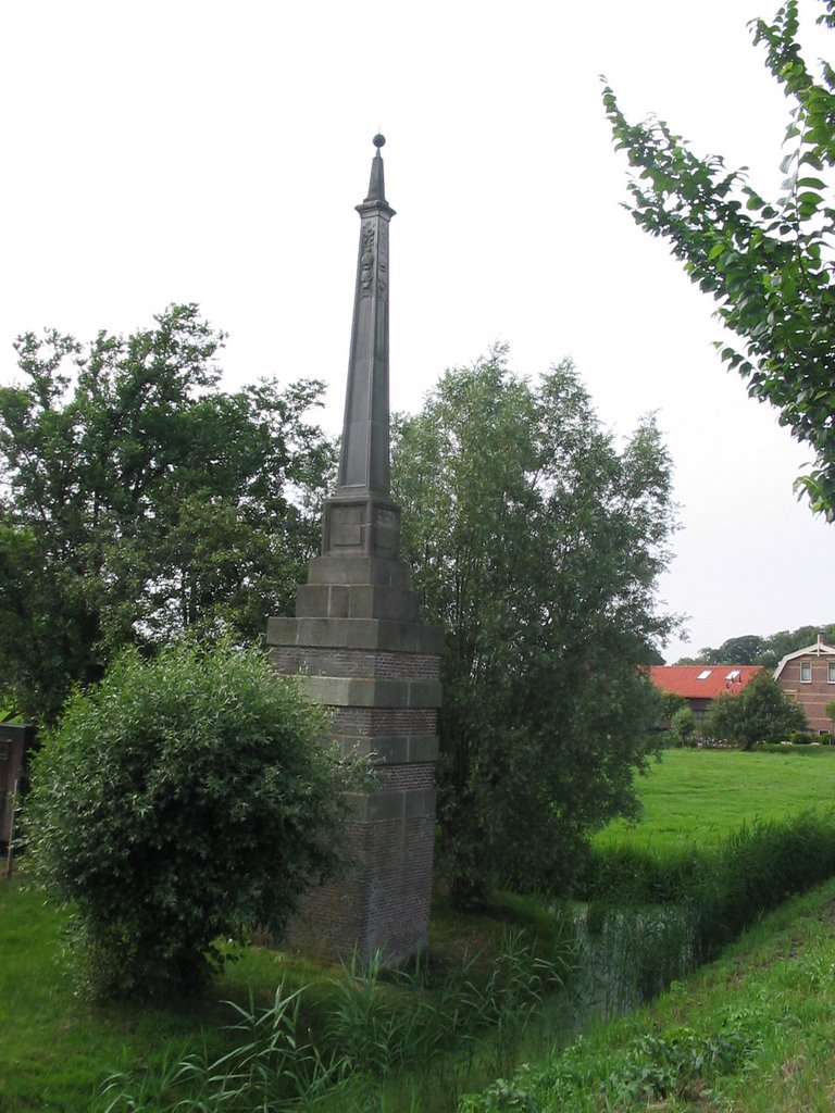 Banpaal langs de Amstel bij Amstelveen by Rokus Cornelis