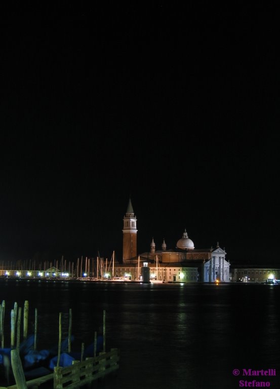 Isola di San Giorgio Maggiore by night by Stefano Martelli