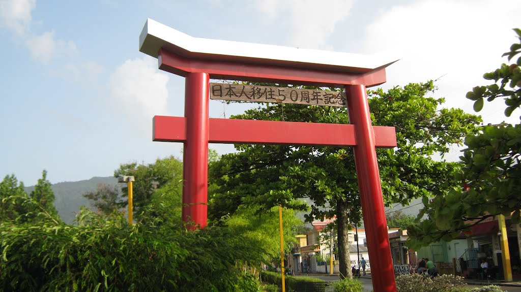 Inside view Japanese Garden / Tori - entrance by LeikoH