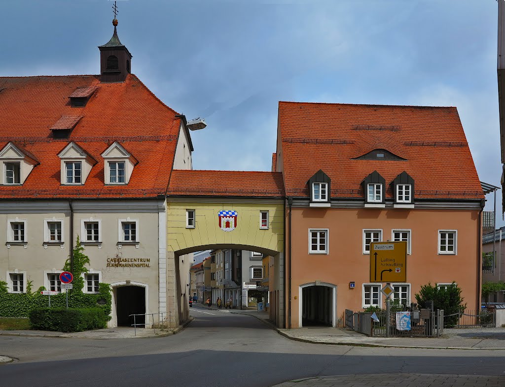 Town Gate Deggendorf by Peter Downes