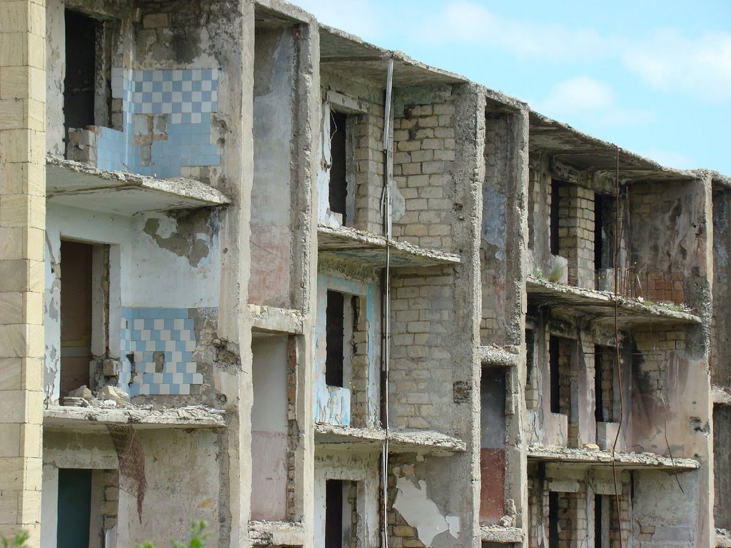 Ancient armenian town Shushi ruined by azerbaijan barbarians during war in 1992, Republic of Mountainous Karabagh. г. Шуши разрушенный азерскими варварами в ходе войны в 1992 году, НКР by igityan