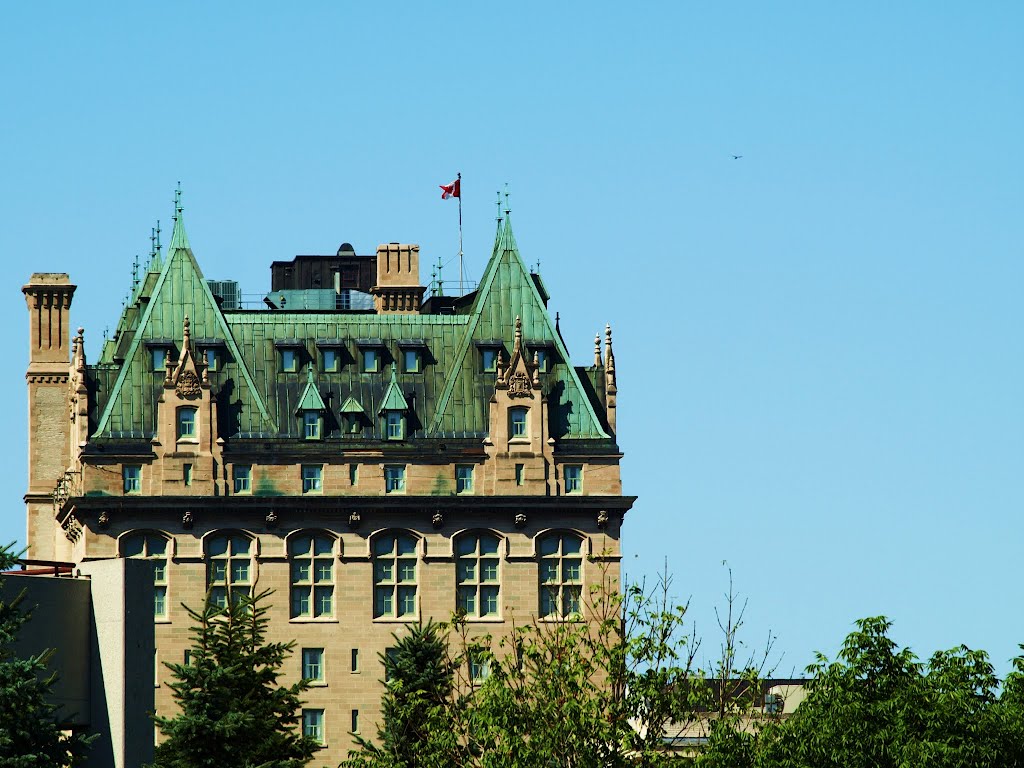 Hotel Fort Garry from Forks, Winnipeg, Canada by Shahnoor Habib Munmun