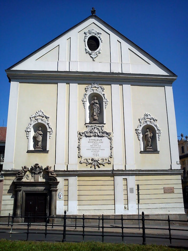 Jesuit college and high school **Jezsuita kollégium (Dobó István Gimnázium) Eger 1754 by Kisbenedek Tibor