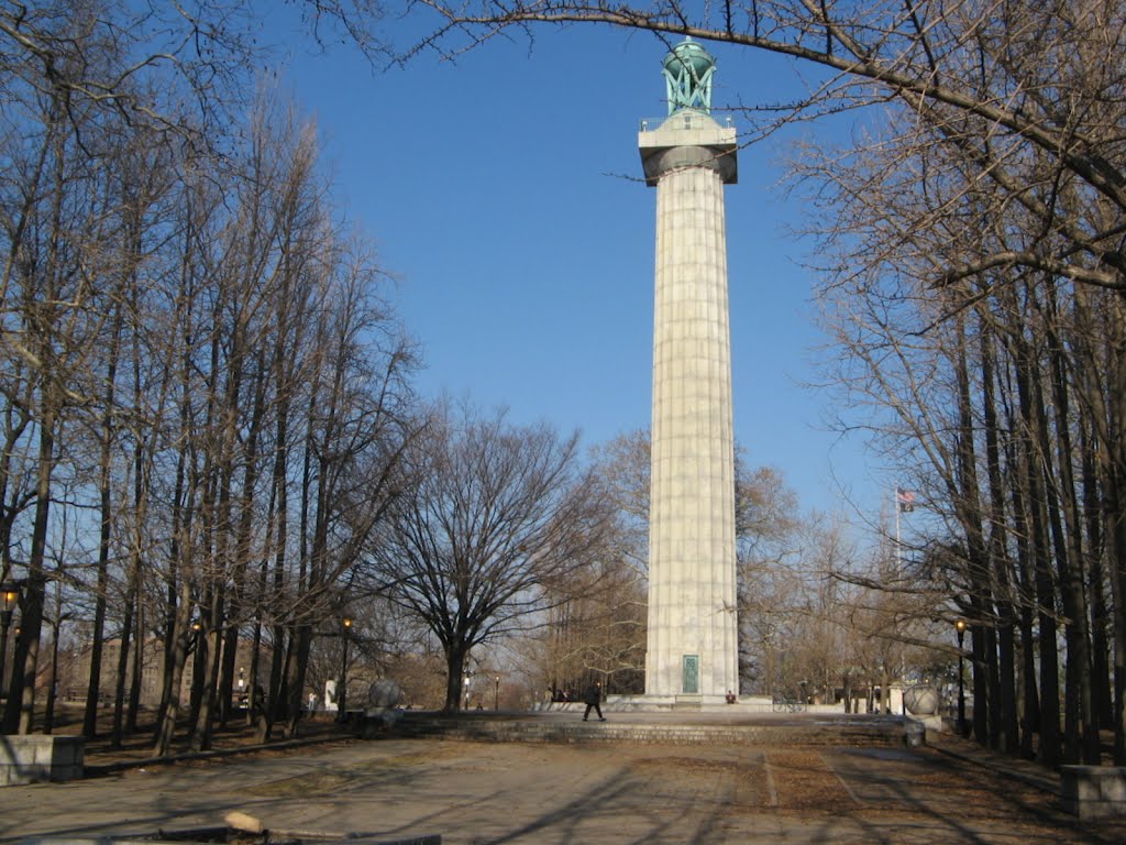 The Prison Ships Martyrs' Monument. More American soldiers died as prisoners of war on British prison ships during the Revolution than died on the battlefield. Many of them are buried underneath this column. by olekinderhook