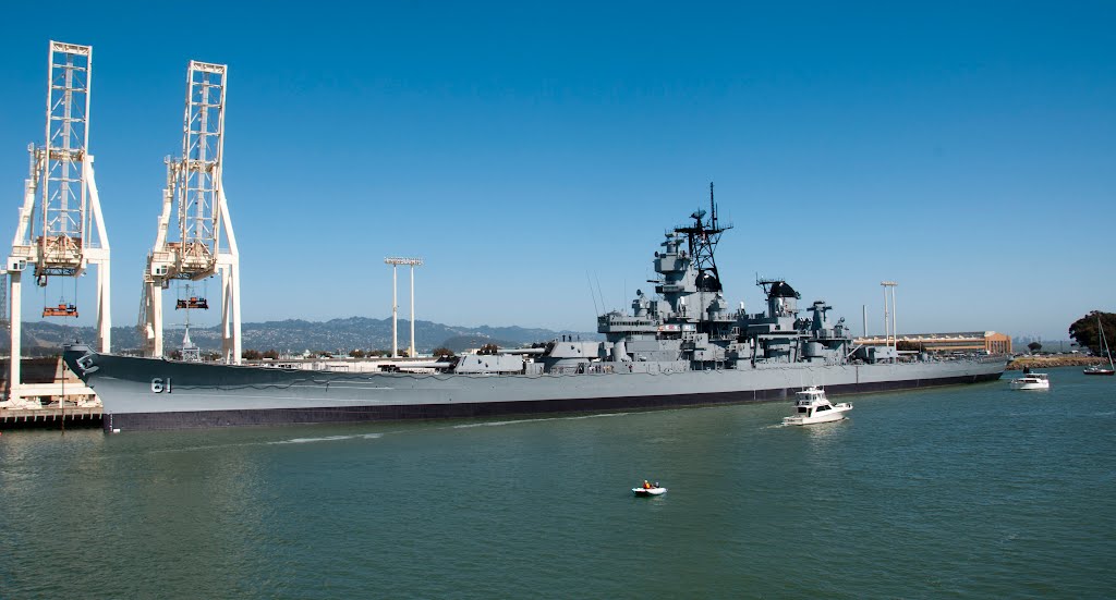 USS Iowa at the Port of Richmond by NateG