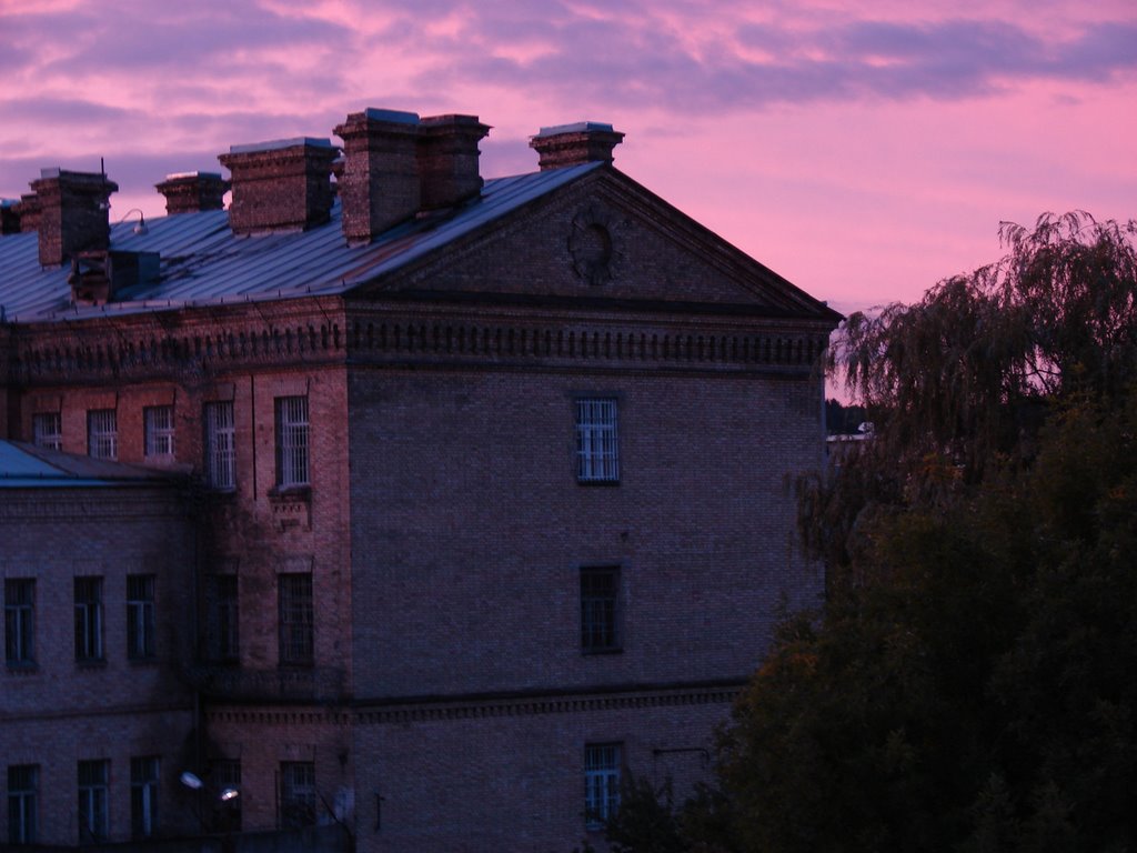 Lukiskes prison. View from Savickis street by Rimgaudas Bernotas